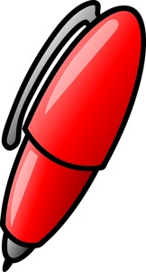 Pen Clipart Image: Red Pen - Free Clipart Images