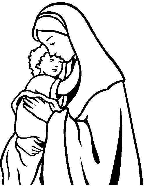 free clipart images virgin mary - photo #22