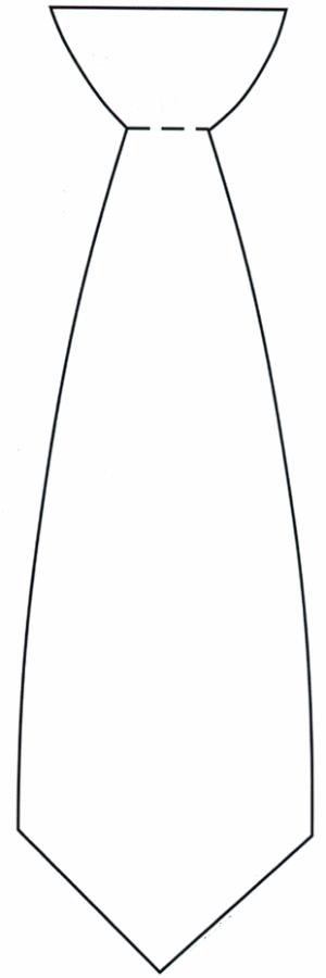 Tie Outline Printable ClipArt Best Tie Outline Printable ClipArt Best