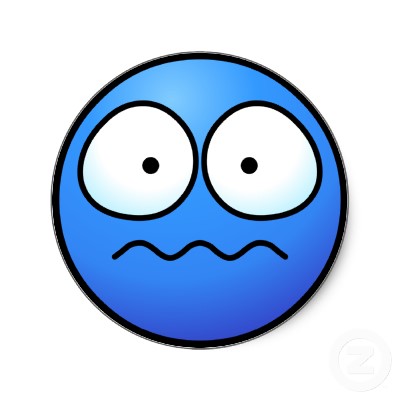 Worried Face Emoticon