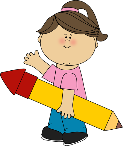 Girl Homework Clipart - Free Clipart Images