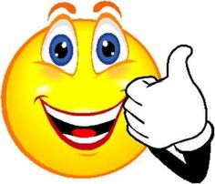 Smiley Face Thumbs Up Thank You - Free Clipart Images