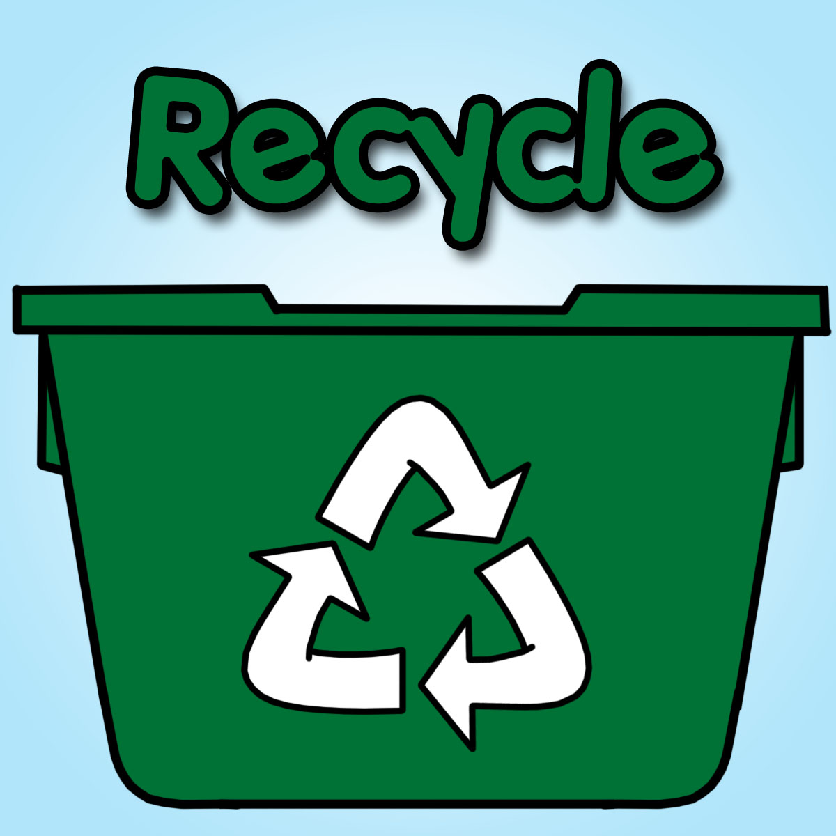 Signs For Recycling Bins