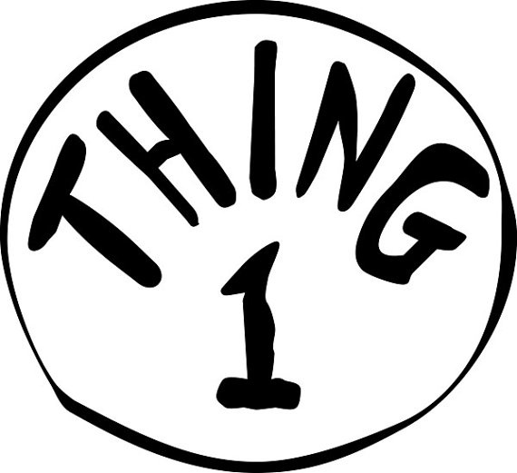 Thing 1 Printable Image ClipArt Best