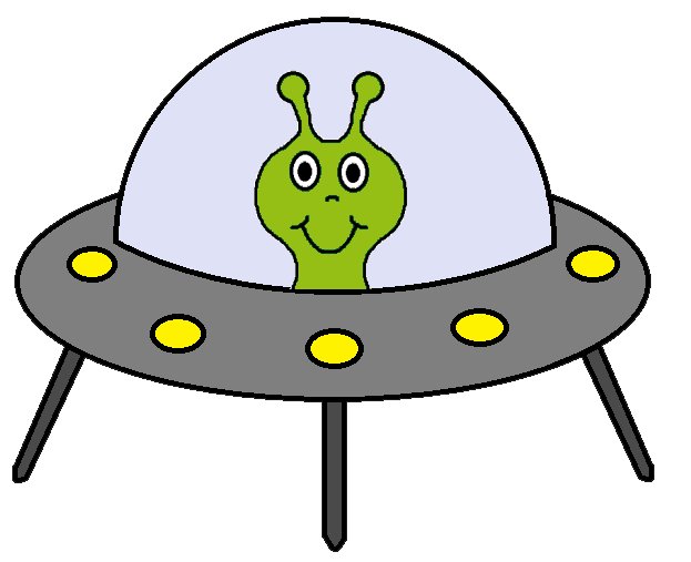 Alien Spaceship Clipart