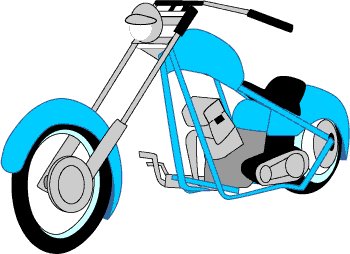 Motorcycle Chopper Clipart - Free Clipart Images