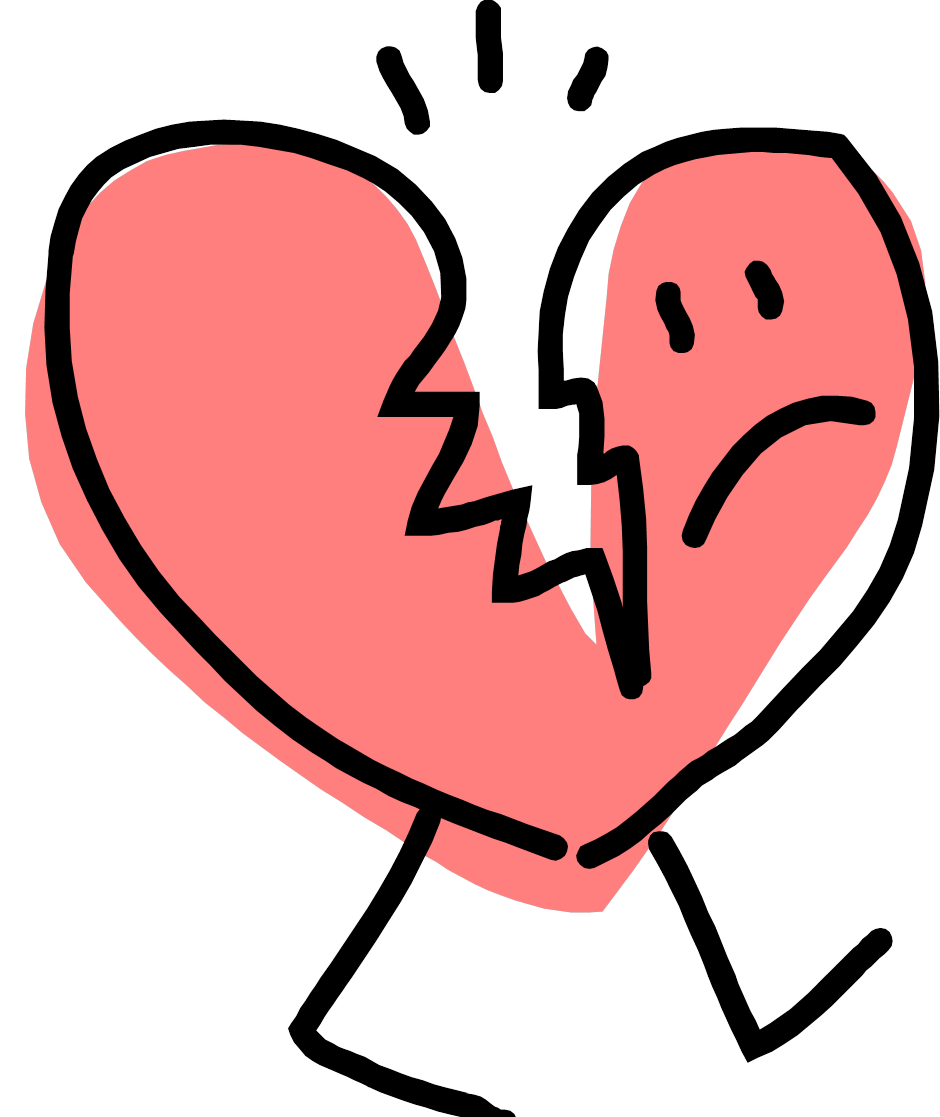 Girl broken heart clipart - ClipartFox