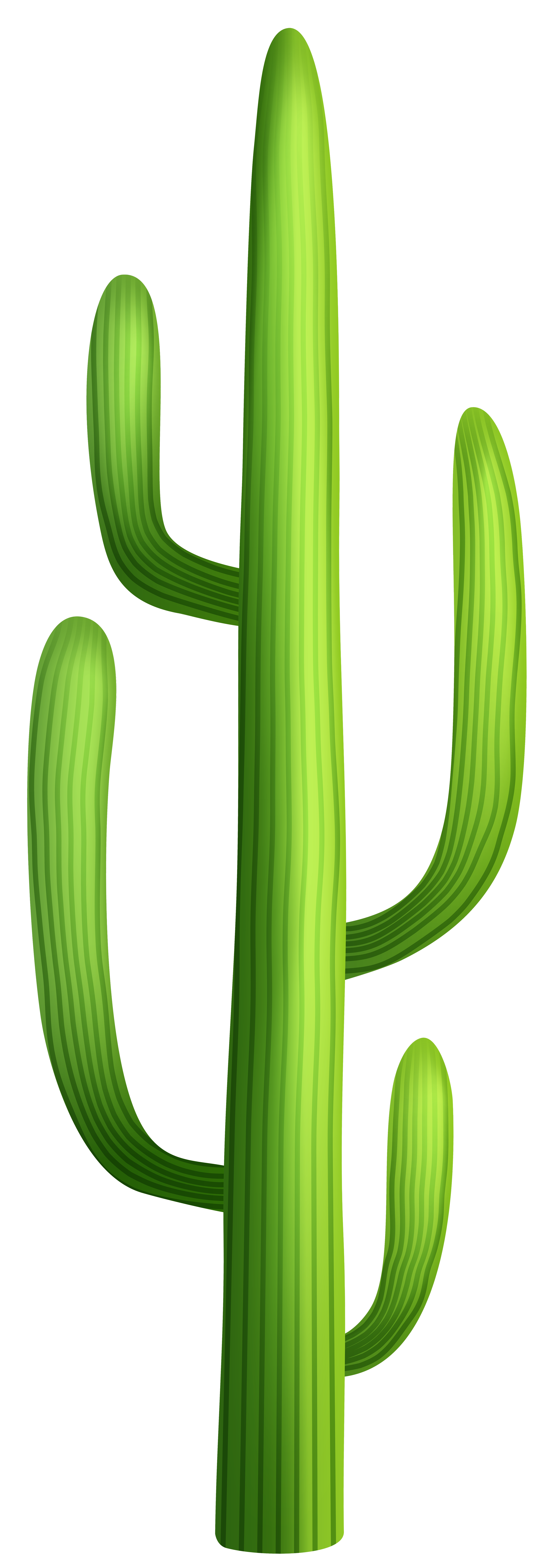 Desert Cactus Transparent PNG Clip Art Image