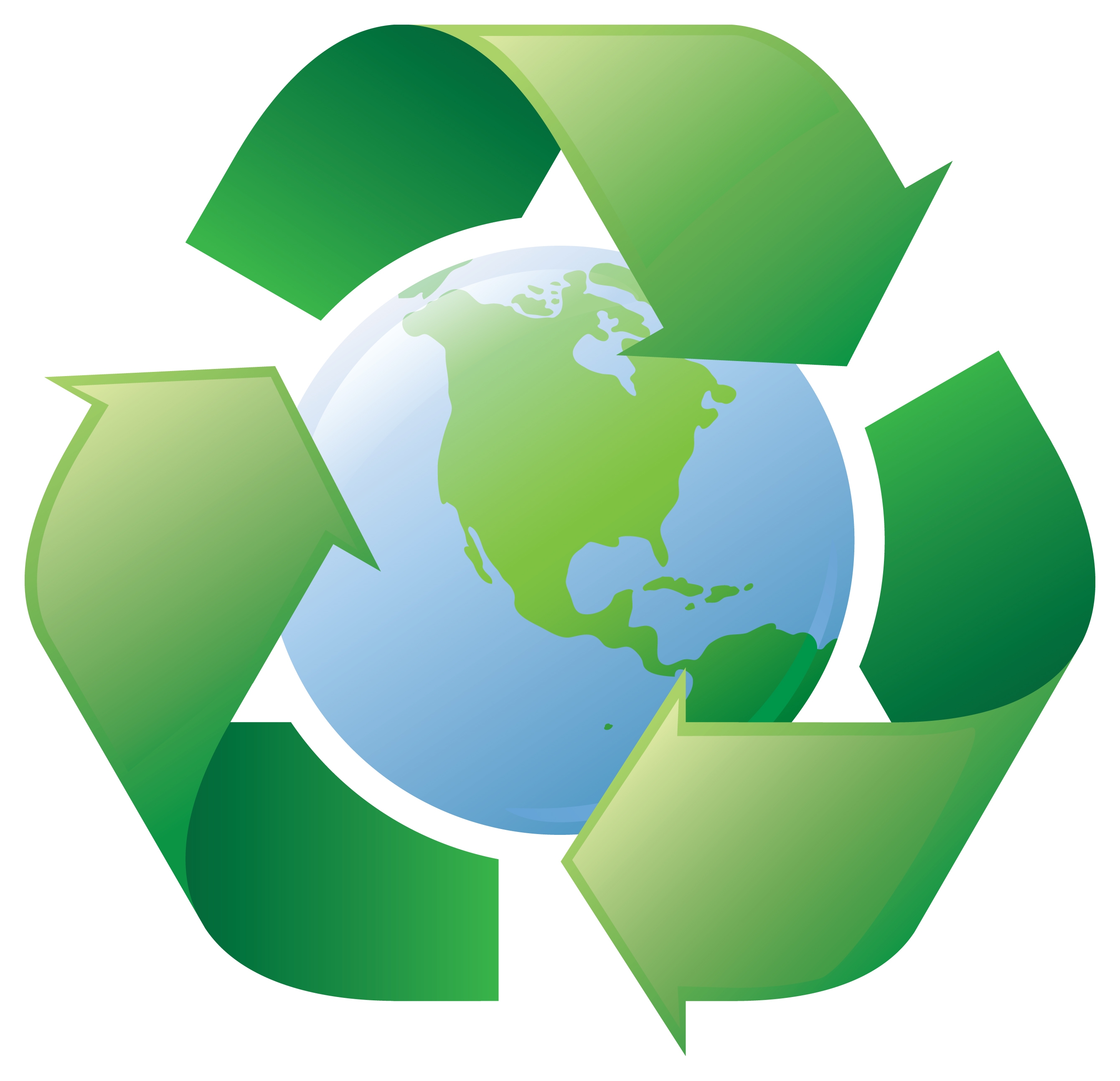 Recycle sign clip art