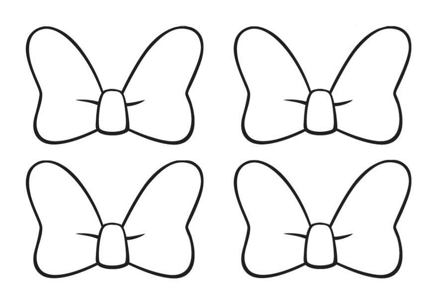 Bow Template Clipart - Free to use Clip Art Resource