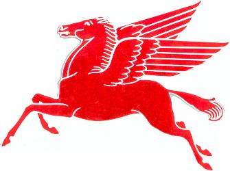 Red Horse With Wings Logo - ClipArt Best