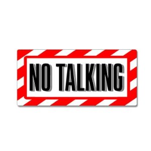 No Talking Signs - ClipArt Best