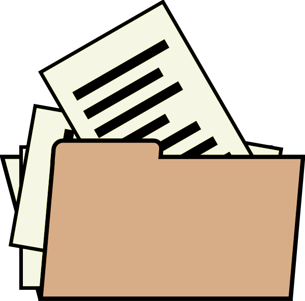 important documents clipart - photo #28