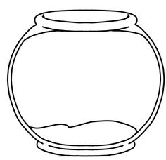 Printable Fish Bowl Template - ClipArt Best
