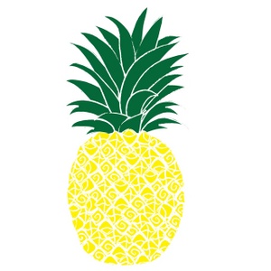 cartoon pineapple clipart fruit clip art