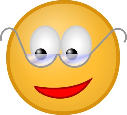 Smiley With Glasses clip art Vector clip art - Free vector for ...