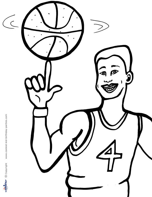 Coolest Free Basketball Coloring Pages