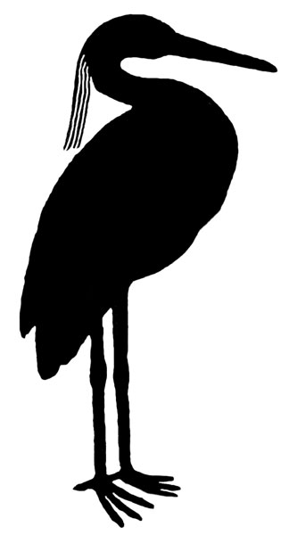 Heron Silhouette Clipart