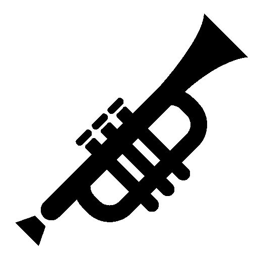 Trumpet Silhouette Clipart