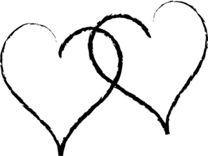 Two Hearts Graphics Clipart