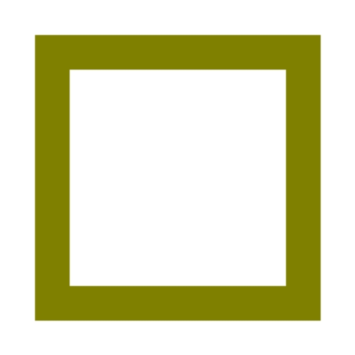 Olive square outline icon - Free olive square outline icons ...