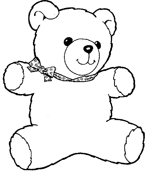 Simple Teddy Bear Drawing