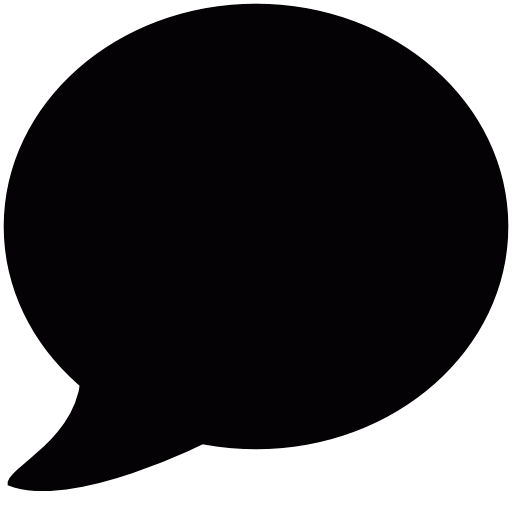 Black speech bubble icon - Free black speech bubble icons