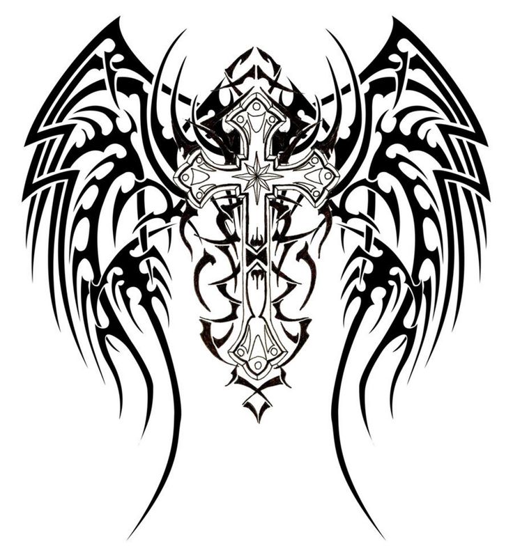 Tribal Cross Tattoos | Cross ...