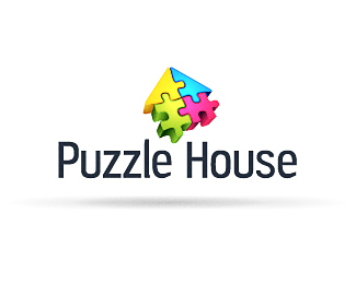 Puzzle House Designed by djole_mixer | BrandCrowd