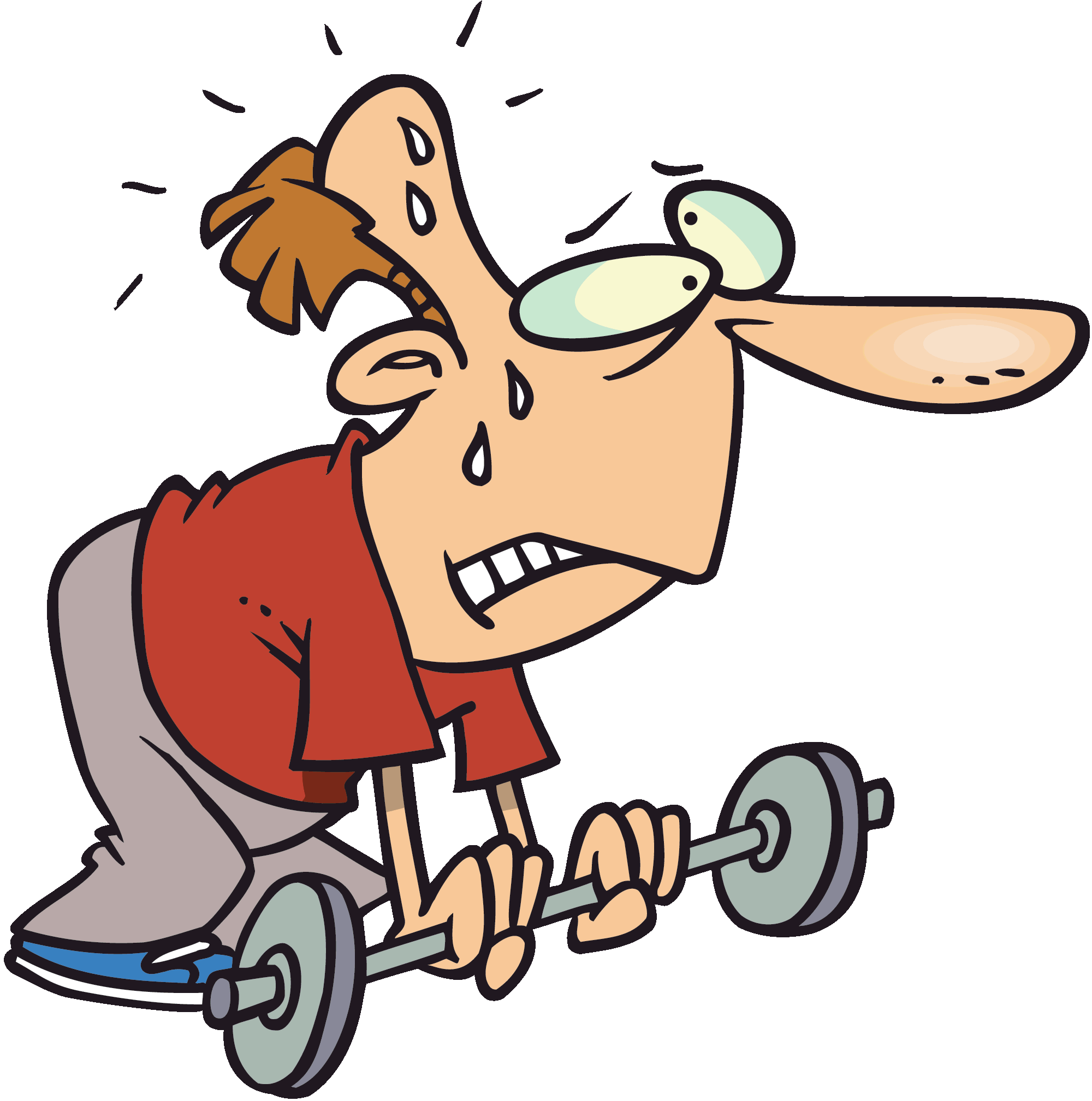Cartoon Man Lifting Weights | Free Download Clip Art | Free Clip ...