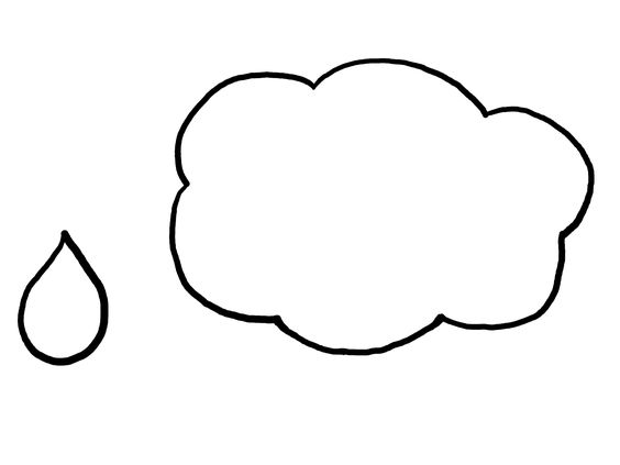 Cloud template, Templates and Preschool ideas