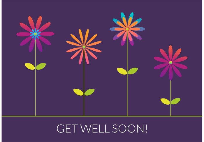 Free Get Well Soon Vector Card - Download Free Vector Art, Stock ...