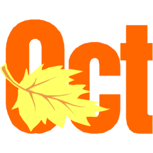 Month of october clipart free clipart images image - Clipartix