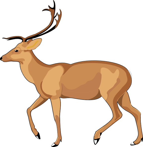 Deer Cartoon Clip Art