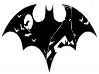 Batman Symbol Tattoo Tribal