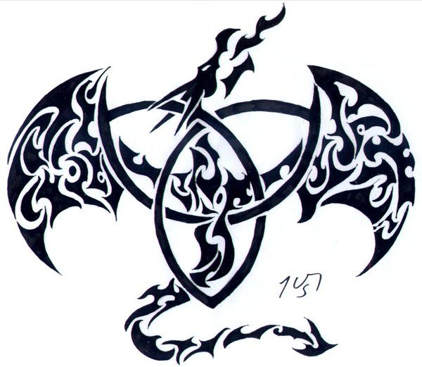 Celtic Dragon Tattoos | Dragon ...