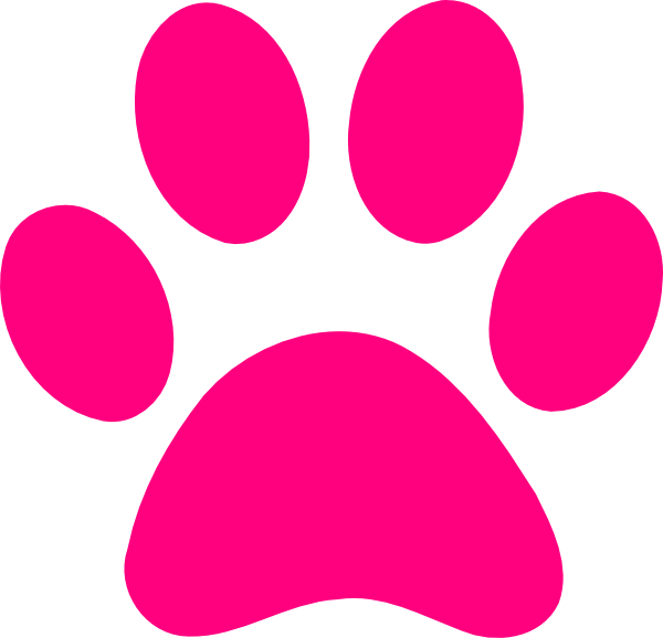 Paw Print Background Clipart