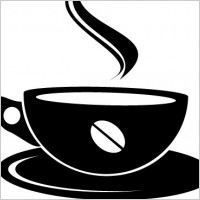 Hot coffee cup symbol clip art Free vector for free download ...