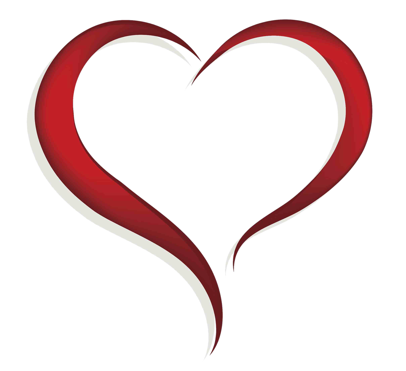 Heart clipart outline png