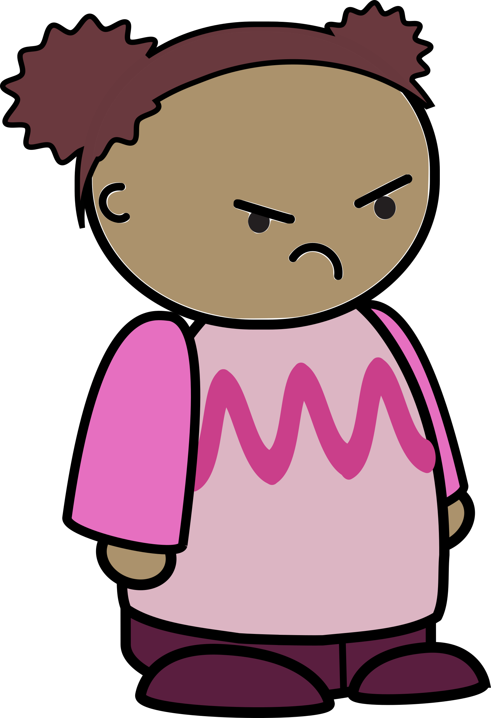 Unhappy clipart