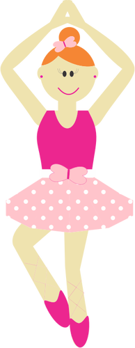 Cartoon Ballerina | Public domain vectors