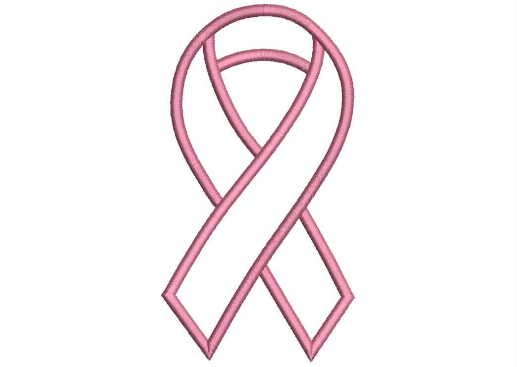 Breast Cancer Ribbon Coloring Sheet