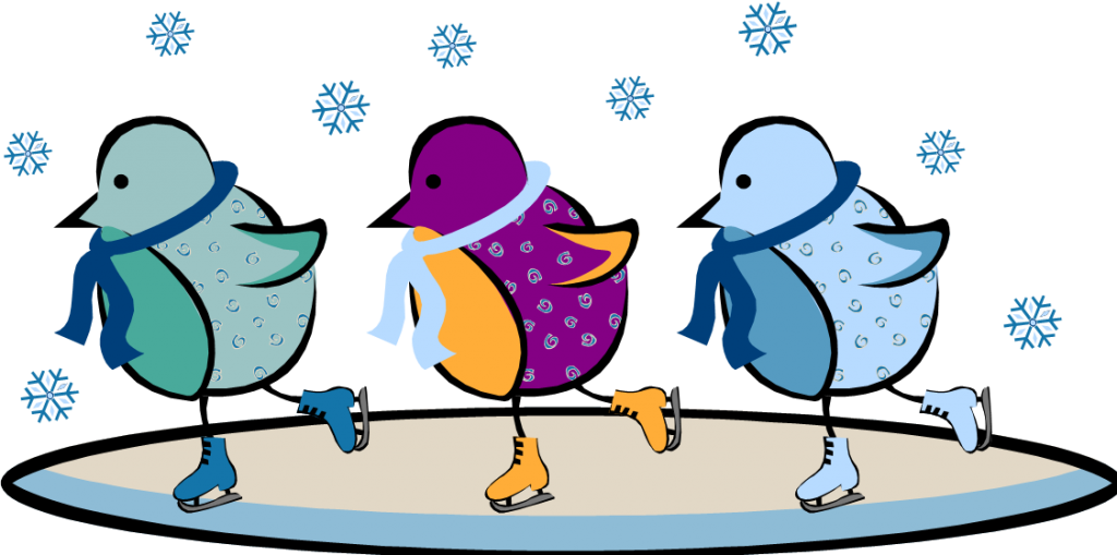 Ice skating clipart images