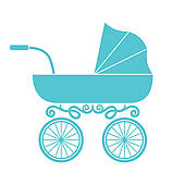 baby pram clipart