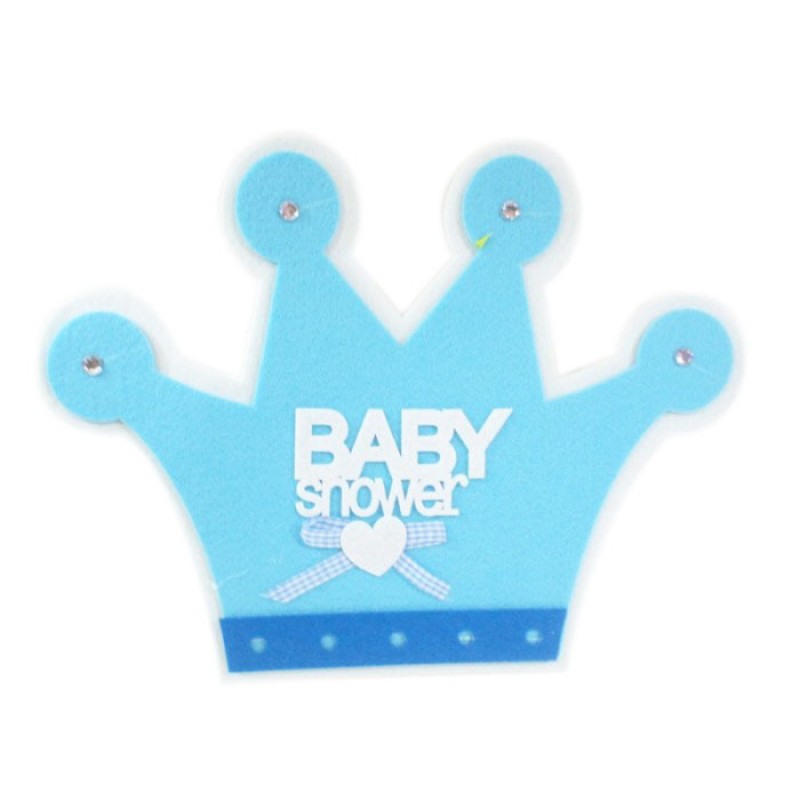 Baby Boy Crown Cutout