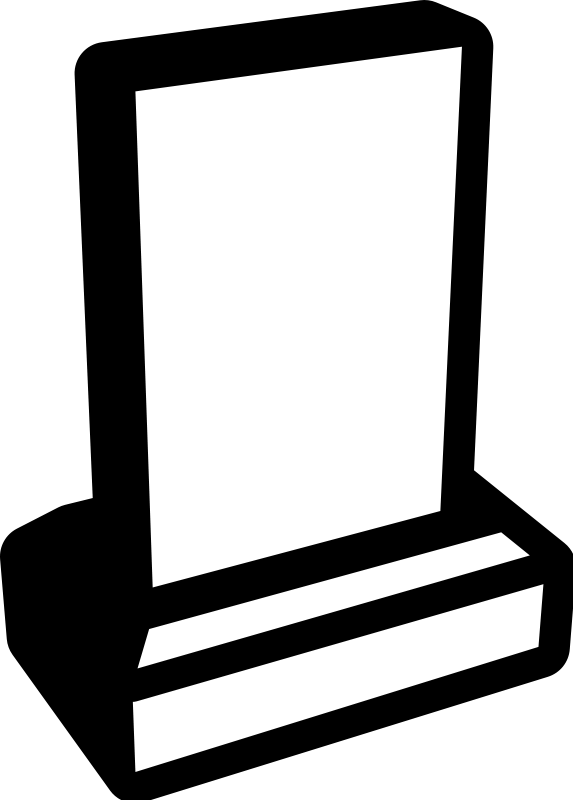 Blank Headstone Clipart