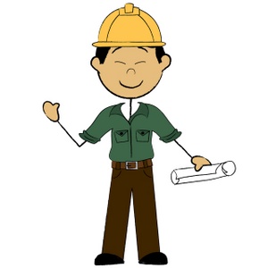 Architect Clipart Image - Asian Construction Work