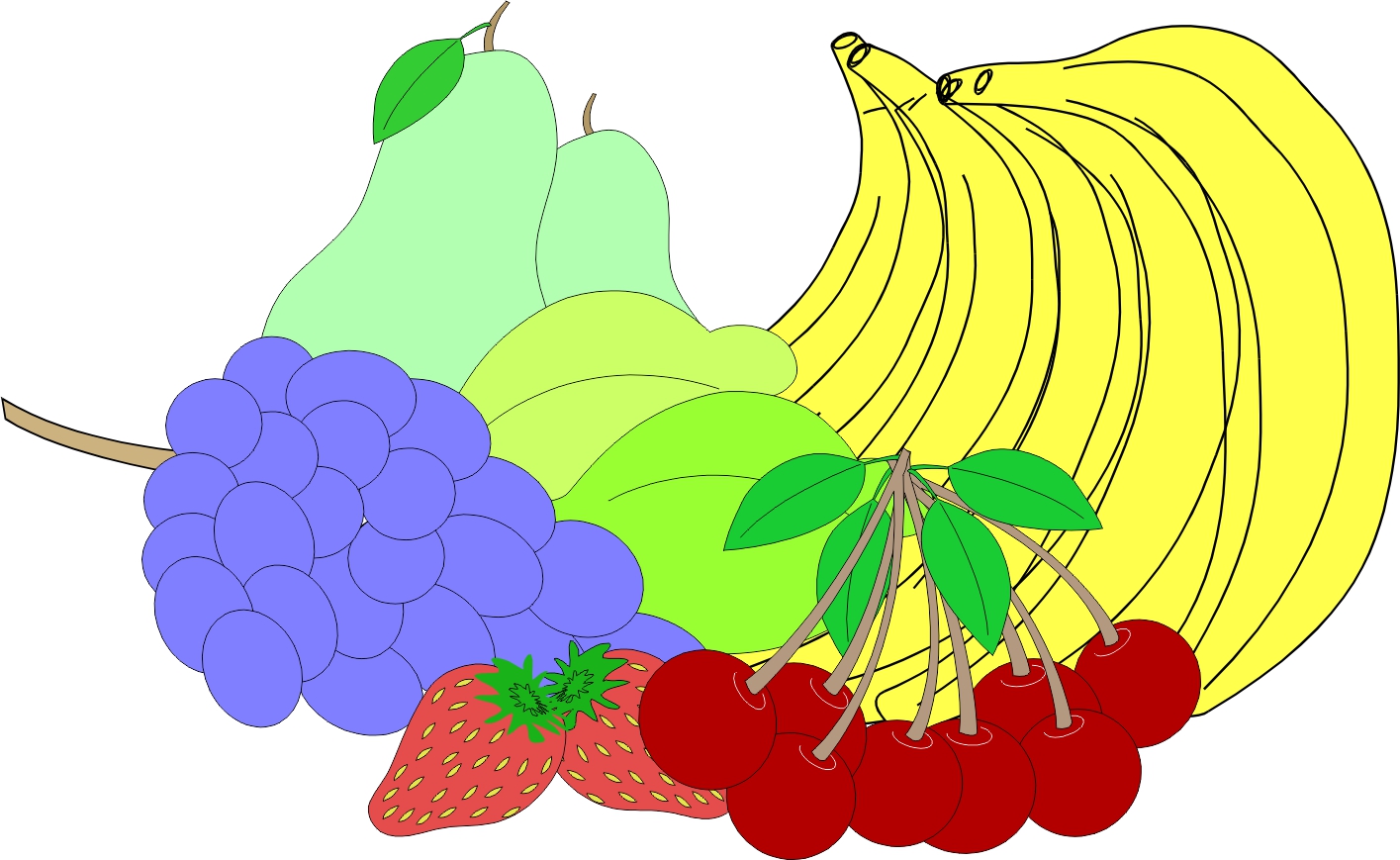 fruits cartoon clipart - photo #50