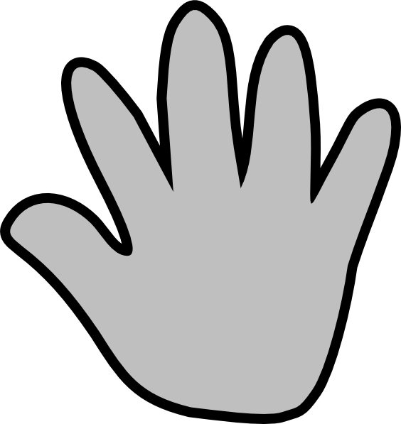 Kids Handprint Clipart