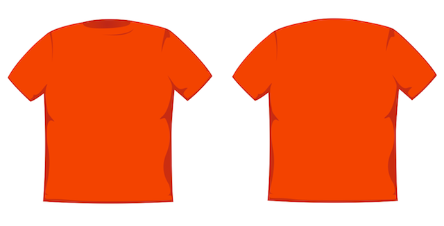 orange t shirt clipart - photo #21